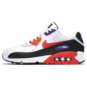 Buty Nike Air Max 90 “White Red Orbit Psychic Purple Black” (AJ1285-106)