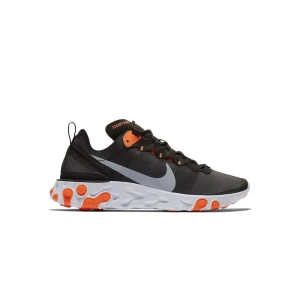 Buty Nike React Element 55 “Black And Orange” (BQ6166-006)
