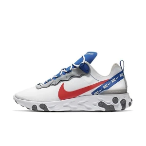 Buty Nike React Element 55 “Biały / niebieski” (CD7340-100)