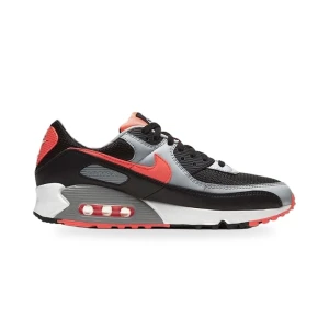 Buty Nike Air Max 90 “Black Radiant Red Wolf Grey” (CZ4222-001)