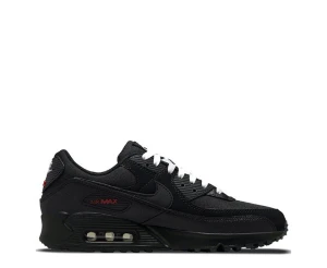 Buty Nike Air Max 90 “Czarny / czerwony” (DC9388-002)