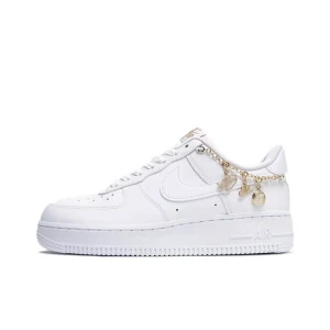 Buty Nike Air Force 1 '07 LX “White / Metallic Gold / Flat Gold” (DD1525-100)