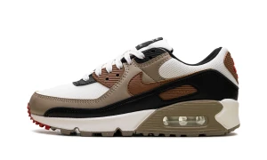 Buty Nike Air Max 90 “Phantom Black Fire Red Light British Tan” (DH8010-005)