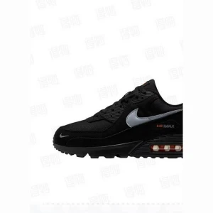 Buty Nike Air Max 90 “Black Metallic Cool Grey Orange” (DO6706-010)