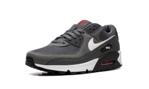 Buty Nike Air Max 90 “Iron Grey University Red” (DR0145-003)