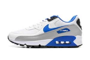 Buty Nike Air Max 90 “White Particle Grey Hyper Royal” (FN6843-100)