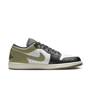 Buty Air Jordan 1 Low “Black Toe Medium Olive” (553558-092)
