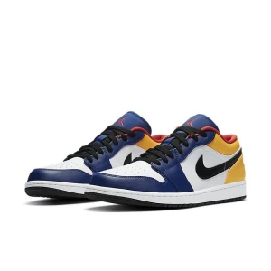Buty Air Jordan 1 Low “White Deep Royal Blue” (553558-123)
