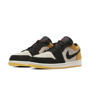 Buty Air Jordan 1 Low “Sail University Gold Black” (553558-127)