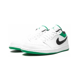 Buty Air Jordan 1 Low “White Lucky Green” (553558-129)