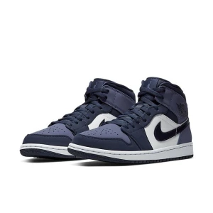 Buty Air Jordan 1 Mid “Obsidian Sanded Purple” (554724-445)