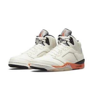 Buty Air Jordan 5 Retro “Sail Orange Blaze” (DC1060-100)