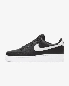 Buty Nike Air Force 1 Low '07 Black White Pebbled Leather (CT2302-002)
